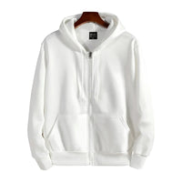 Zipper Hoodies Autumn Winter Men's New Long Sleeve Hooded Sweatshirt Fashion Casual Male Outfit Sportwear Loose Fit Clothes Quick Pick Grocers