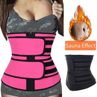 1pc Waist Trainer Slimming Body Shaper Fitness Belt Weight Loss Fat Burning Sport Girdle Sweat Trimmer Workout Cincher Shapewear Quick Pick Grocers