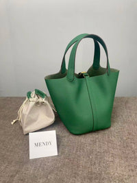 MENDY Women Bags Handbags Bucket Bag Real Leathe Fashion Tote Bag Genuine Leather Luxury Desginer Big Size Large Lady Hand Bags Quick Pick Grocers