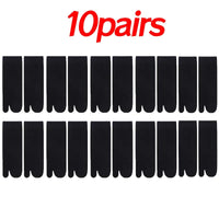 Two Toed Crystal Silk Socks Clear White Black Breathable Cool Stockings Unisex Japanese Men Women Summer Ultra-Thin Tabi Socks Quick Pick Grocers