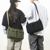 Casual Multi-pocket Messenger Bags for Women Fashion Nylon Shoulder Bag Ladies Large Handbags Female Travel Shopping Tote Purse Quick Pick Grocers