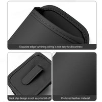 Car Door Cup Holder PU Leather Automotive Black Drink Rack Storage Bin Auto Back Seat Cup Holder Organizer For Car Accessories