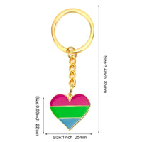 Progress Transgender Rainbow Pansexual pride Genderqueer pride Asexual Metal Key Ring Key Chain For Women Jewelry Quick Pick Grocers