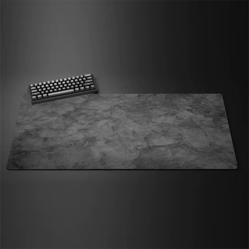 Gray mouse pad Large/Small overlocked mousepad xxl desktop keyboard table pad gray series game desk mat computer accessories Quick Pick Grocers