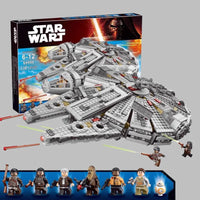 In Stock 1381 Pcs Space Millennium War Ship Spacecraft Set Falcon Alien MINI 75105 Figure Model Building Blocks Bricks Toy Gift Purest Peak