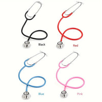Stethoscope Toy, Simulated Doctor Toy, Nurse Health Medical Single Head Stethoscope, Role-playing Pretend Doctor Toy Econic Blanks