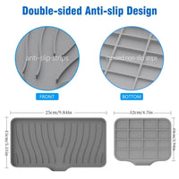 1-Pack Silicone Drain Soap Box Kitchen Bathroom Anti-slip Sink Tray Creative Washing Table Soap Tray Free Punch Drain Rack Econic Blanks