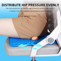 Gel Seat Cushion Summer Breathable Honeycomb Design For Pressure Relief Back Tailbone Pain - Home Office Wheelchair Chair Cars Econic Blanks