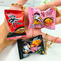 Simulation Instant Noodles Keychain On The Phone Mini Snacks Pendant Bag Pendant Christmas Gifts For The New Year Econic Blanks