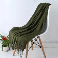Fashion Solid Scarf Women Cashmere Soft Winter Warm Scarves Hijab Female Long Headband Shawl Wraps Bandana Foulard 2022 Echarpe Quick Pick Grocers