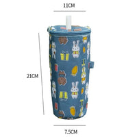Portable Milk Tea Tote Bag Heat Preservation Bag Carrying Insulated Cup Cover Umbrella Bag Handbag Camping Drinkware Accessories Econic Blanks