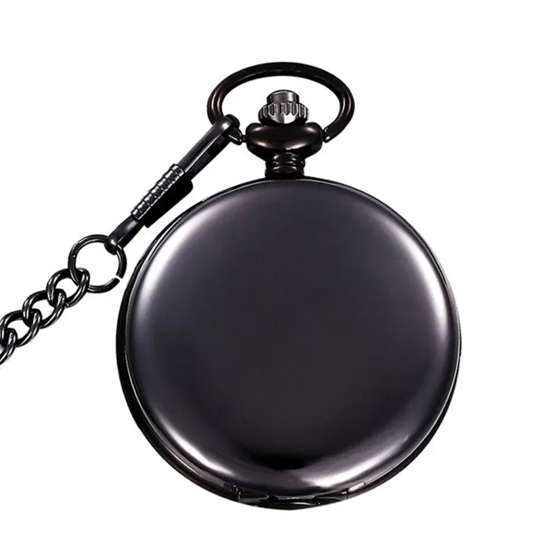 Silver Smooth Quartz Pocket Watch Mens Womens Necklace Clock Metal Stainless Steel Watches Pendant with Short Chain Gifts Quick Pick Grocers