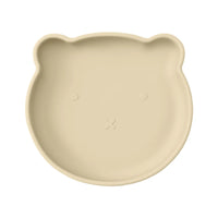 1PC Silicone Baby Dishes Suction Dining Plate Cartoon Bear Shape Baby Plates Eating Training Baby Food Storage Kids Tableware Purest Peak