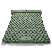 Outdoor Camping Double Inflatable Mattress Extra Wide Sleeping Pad Ultralight Folding Bed Sleeping Mat Car Travel Mat Econic Blanks