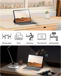 Large Mouse Pad,Office Desk Mat, Leather Desk Pad Protector, Non-Slip PU Leather Desk Blotter, Laptop Desk Pad Econic Blanks
