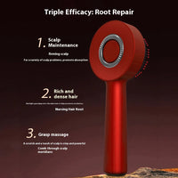 3 Modes Electric Vibration Massage Comb Red Light Therapy Hair Growth Massage Scalp Brush Oil Liquid Applicator Head Massager Quick Pick Grocers