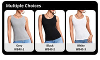 3-piece Ladies Solid Color Vest Fashion Joker Young Woman Threaded Camisole Quick Pick Grocers