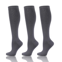 58 Styles 3 Pairs/Pack Compression Socks Knee High 30MmHg  Women Men Sports Socks Edema Diabetes Varicose Veins Running Socks Quick Pick Grocers
