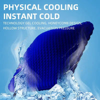 Gel Seat Cushion Summer Breathable Honeycomb Design For Pressure Relief Back Tailbone Pain - Home Office Wheelchair Chair Cars Econic Blanks