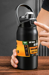 Outdoor Thermos Portable 304 Stainless Steel Thermal Mug Tumbler Vacuum Flasks Cold and Hot Sports Water Bottle with Straw Econic Blanks