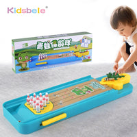 Mini Desktop Bowling Game Toy Funny Indoor Parent-Child Interactive Table Sports Game Toy Bowling Educational Gift For Kids Econic Blanks