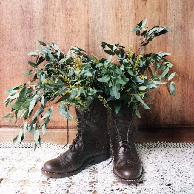 Brown Leather Victorian Ankle Boots Atitlan Leather