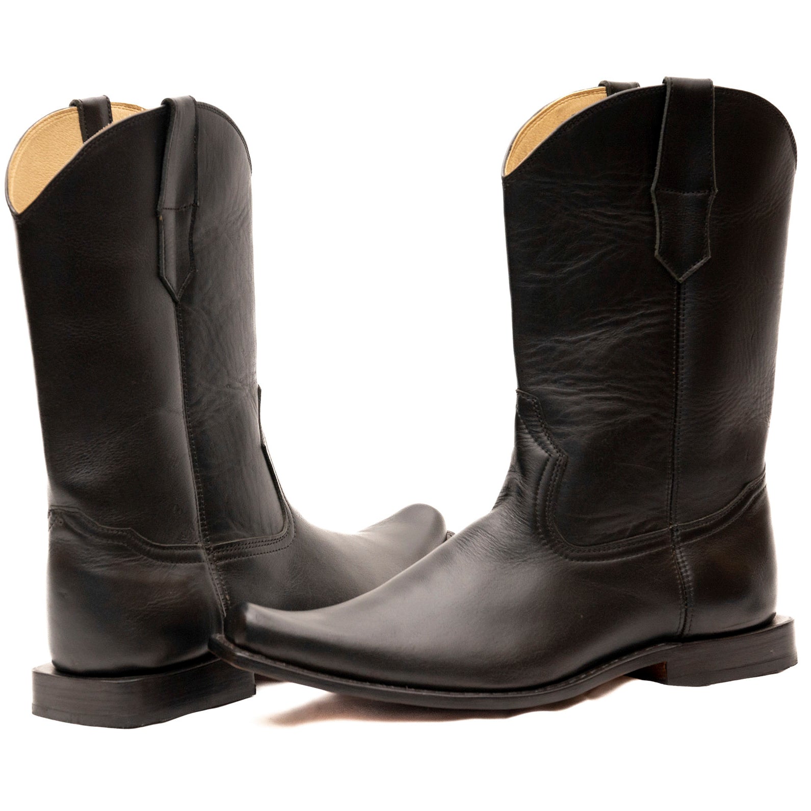 Chain Stitched Cowboy Boots Atitlan Leather
