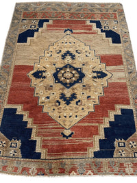 Exquisite handmade oushak rug 3'7''x5'