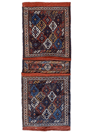 Exquisite Persian Qashqai Nomadic Vintage Khorjin ‘Saddle bag’