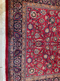Fine Allover Persian Mashhad Rug 8’2”x11’6”