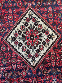 Fine Vintage Zagheh Persian Area Rug 10'4'' x 5'5''