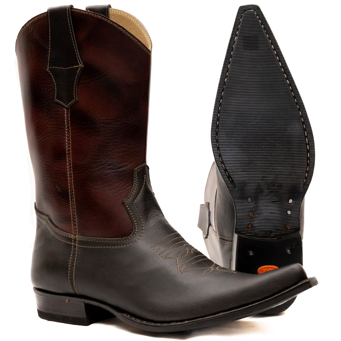 Mexican Style Cowboy Boots Atitlan Leather