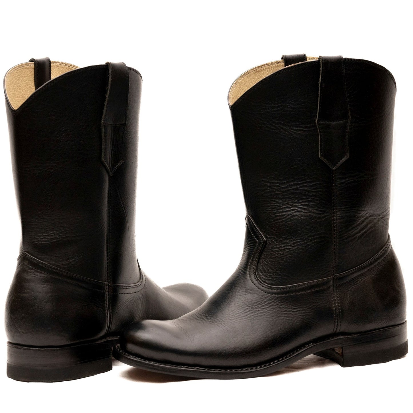 Round Toe Cowboy Boots Atitlan Leather