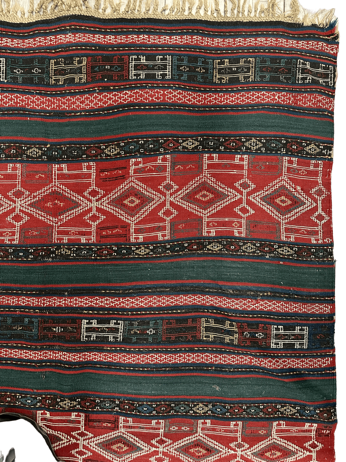 UNIQUE (collectors special) Antique Caucasian Verneh Rug 5’4” x 8’