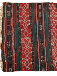 UNIQUE (collectors special) Antique Caucasian Verneh Rug 5’4” x 8’